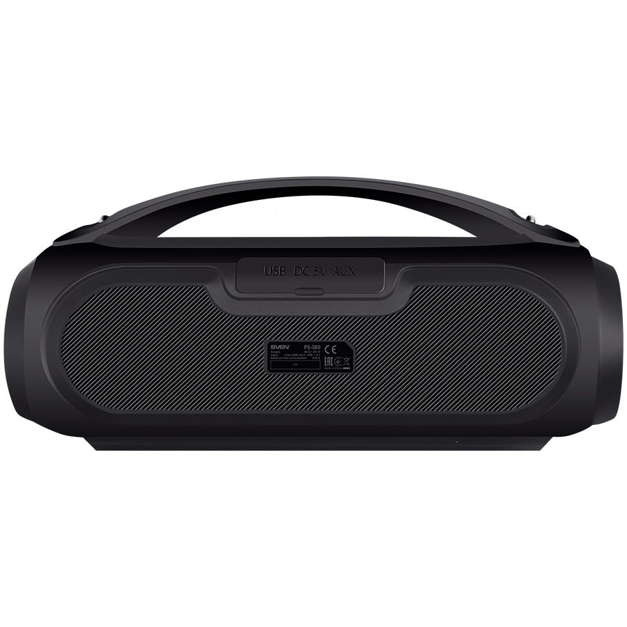 Bluetooth speakers Sven  Speaker SVEN PS-380, black (40W, Waterproof (IPx5), TWS, Bluetooth, FM, USB, 3000mA*h)
