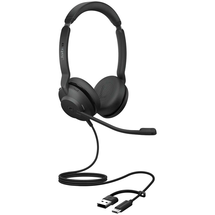 Juhtmevabad kõrvaklapid Jabra  JABRA Evolve2 30 SE, USB C/A, UC Stereo