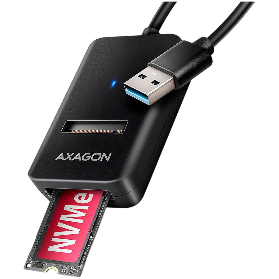 Adapter Axagon  AXAGON ADM2-AM USB-A 3.2 Gen2 - 1x NVMe/SATA SDD Adapter