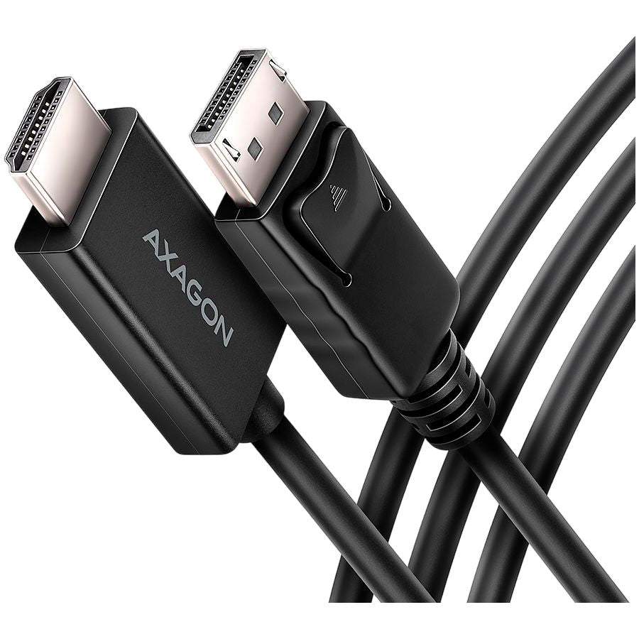 Graafikakaart / ideokaardid Axagon  AXAGON RVD-HI20C2 DisplayPort - HDMI 2.0 cable 1.8m 4K/60Hz