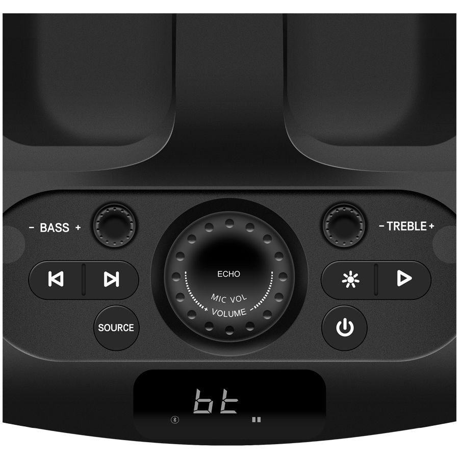 Bluetooth speakers Sven  Portable speaker SVEN PS-1000, black, power output 2x80W (RMS), TWS, Bluetooth, FM, USB, LED-display, lithium battery