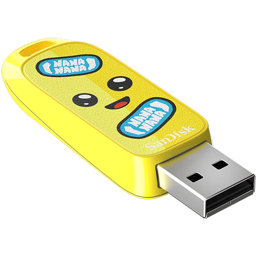 Converter SanDisk  SANDISK USB 3.2,Ingot Type-A,130MB/s,Fortnite Peely Edition,4x6 Box with Window,Global
