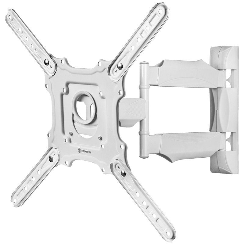 Telerite tarvikud ONKRON  ONKRON TV Wall Mount for 32-65” LED LCD Plasma Flat Screen Curved TVs up to 35 kg, White