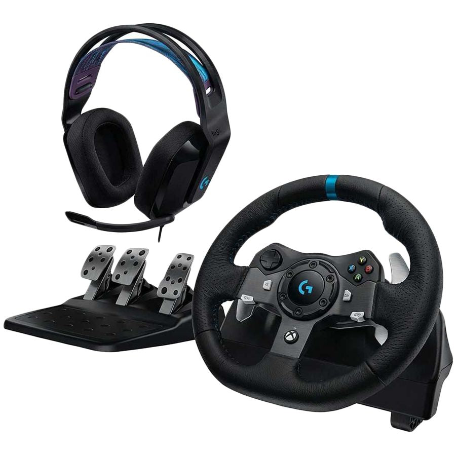 Computer chairs / desks Logitech  LOGITECH G920 EU + G335 - BLACK - USB - PLUGC - EMEA28i-935 - EU