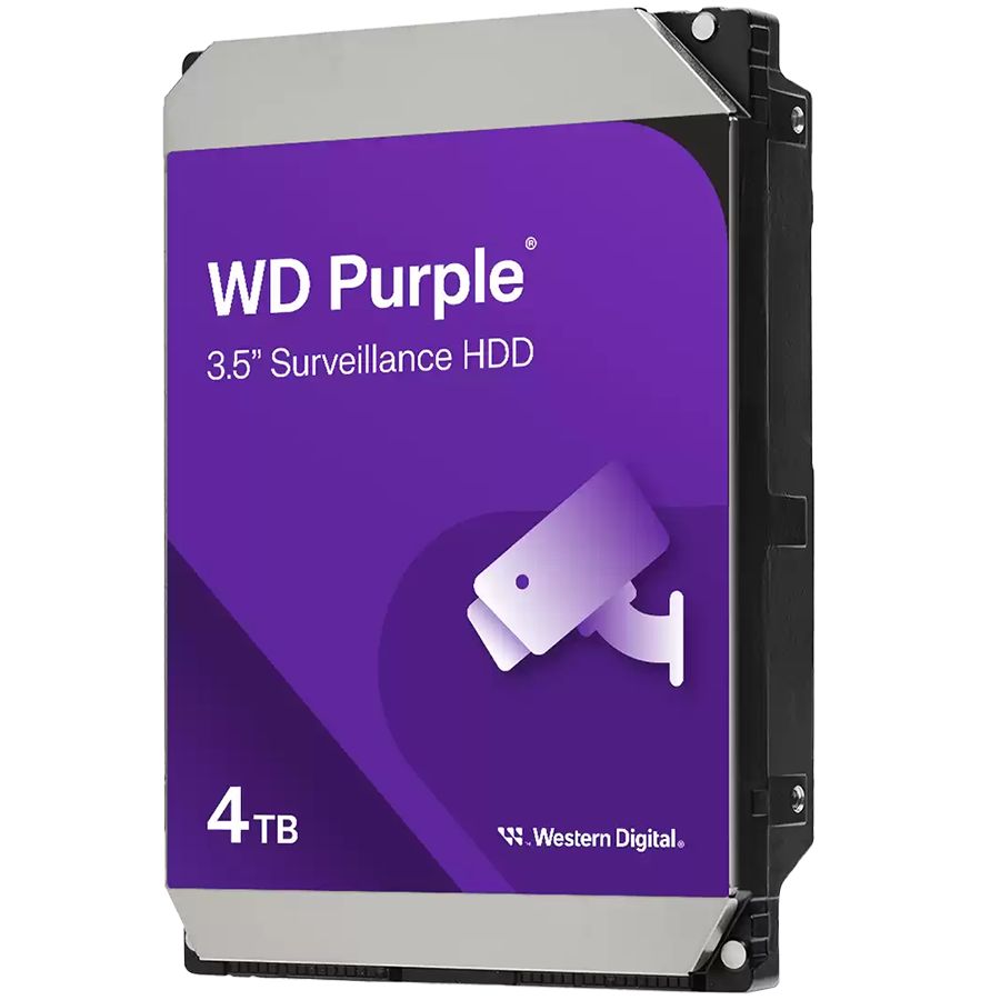 Kõvaketas HDD Western Digital  WD Purple 4TB CMR, 3.5'', 128MB, SATA 6Gbps