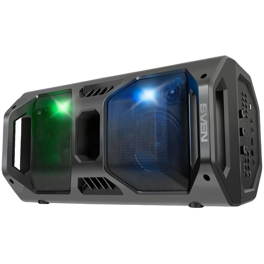 Bluetooth speakers Sven  Speaker SVEN PS-600, black (50W, TWS, Bluetooth, FM, USB, microSD, LED-display, 4000mAh)