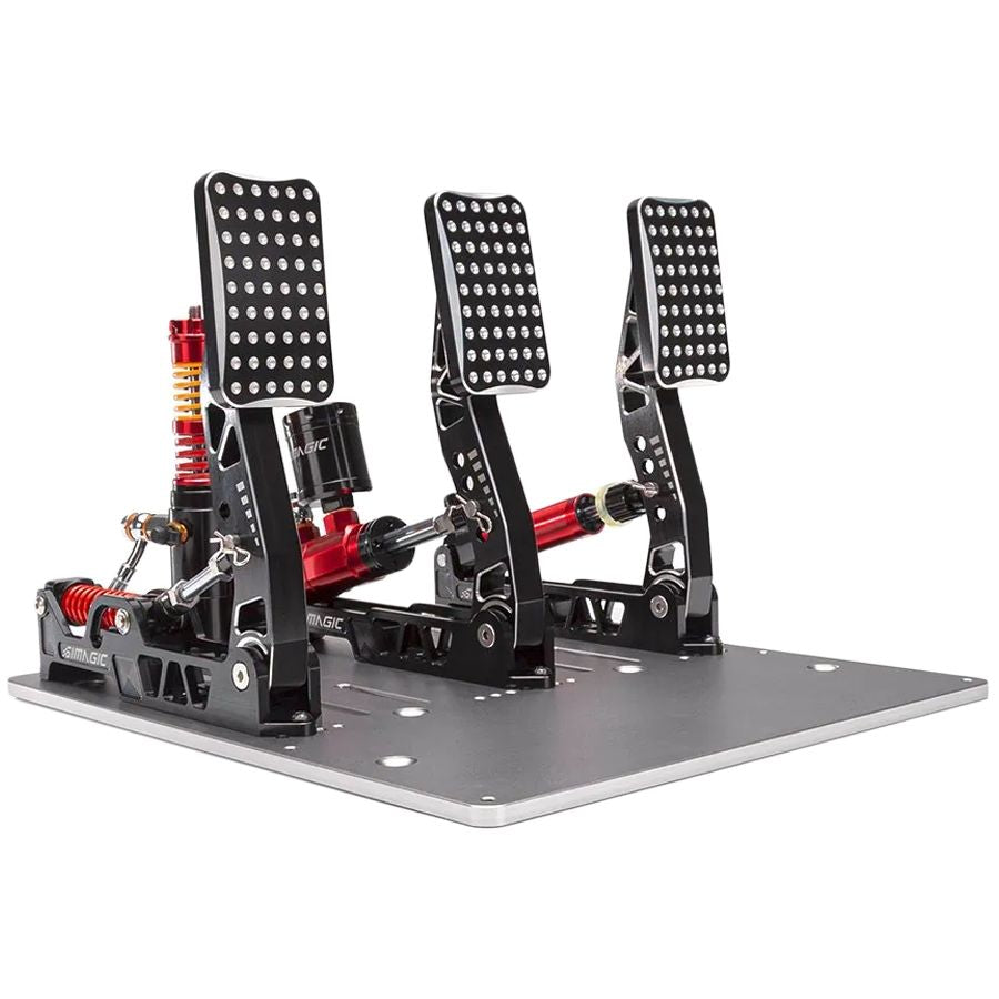 Muu arvutitarvik SIMAGIC  SIMAGIC Crimson Edition, Hydraulic Tri-pedal Set, 200kg Loadcell, Standard Throttle Plate. S310