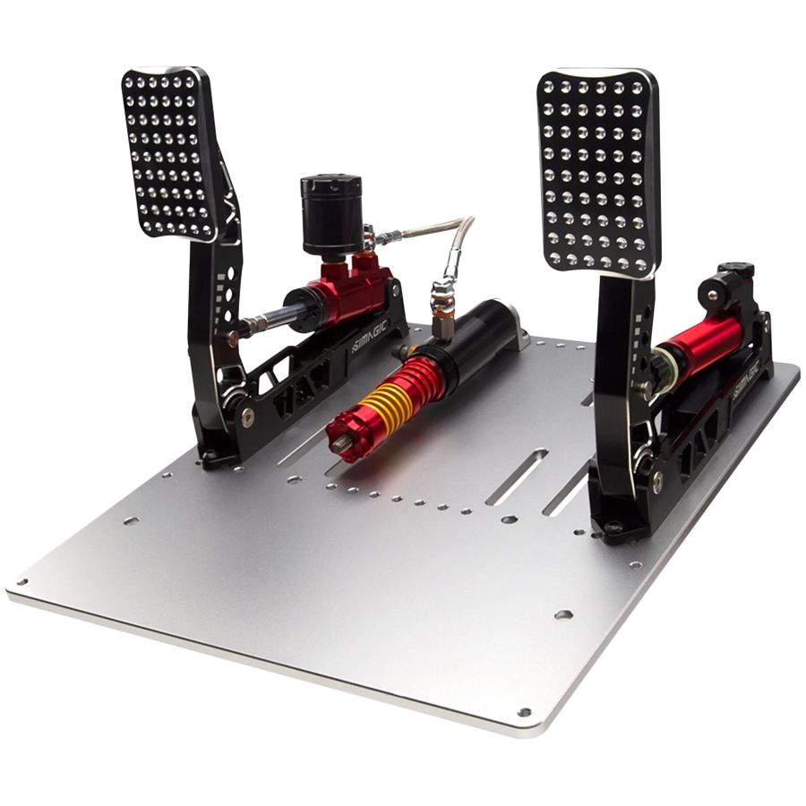 Muu arvutitarvik SIMAGIC  SIMAGIC Crimson Edition, Hydraulic Dual-pedal Set, 200kg Loadcell, Standard Throttle Plate. S312