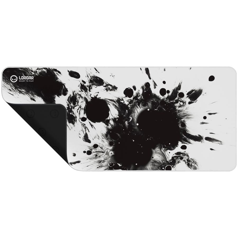 Mouse pad LORGAR  LORGAR MPA14XL, non-waterproof polyester fabric, with stitched edge.