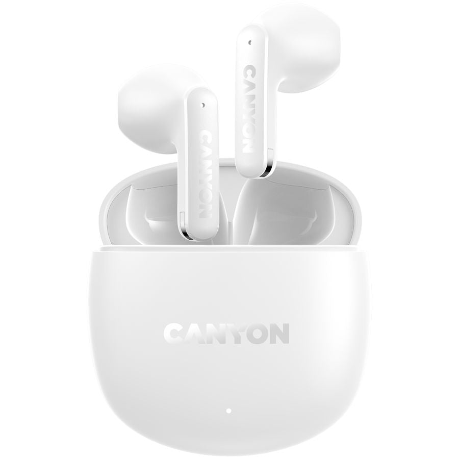 Juhtmevabad kõrvaklapid Canyon  CANYON TWS headset OnGo 13 Semi-in-ear White