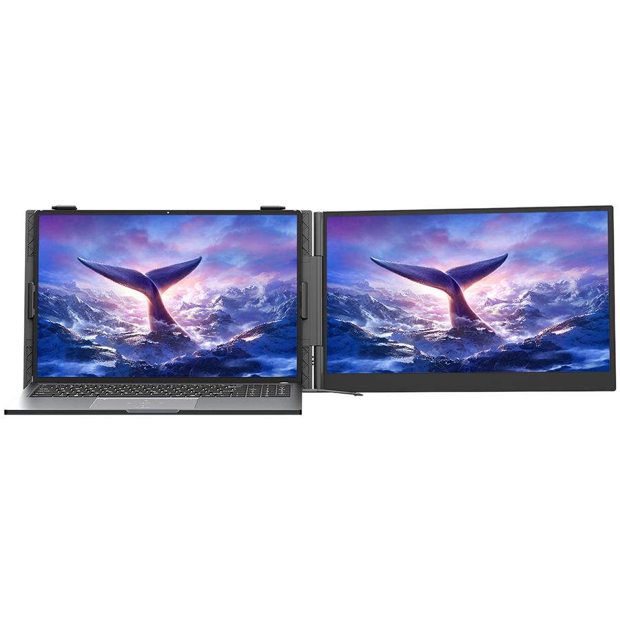 Monitor Blackview  Portable monitor Blackview SCM6 Single Screen 14inch 1920x1080 16:9 LCD 60Hz IPS 178 USB-C 3.1x3 for 13-17.3 inch laptops 332x207x15.6mm Grey Black