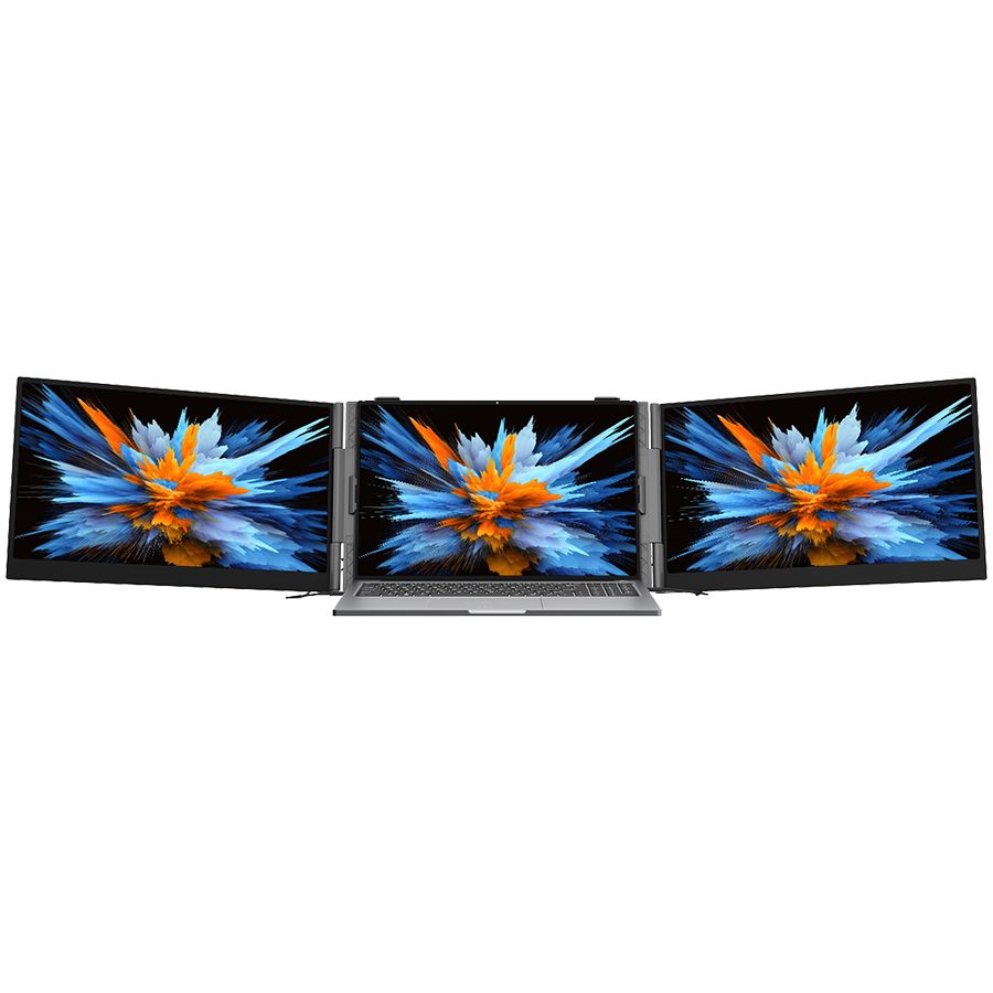 Monitorid Blackview  Portable monitor Blackview DCM6 Dual Screen 14inch 1920x1080 16:9 LCD 60Hz IPS 178 USB-C 3.1x3 for 13-17.3 inch laptops352.2x237.43x15.9mm Grey Black
