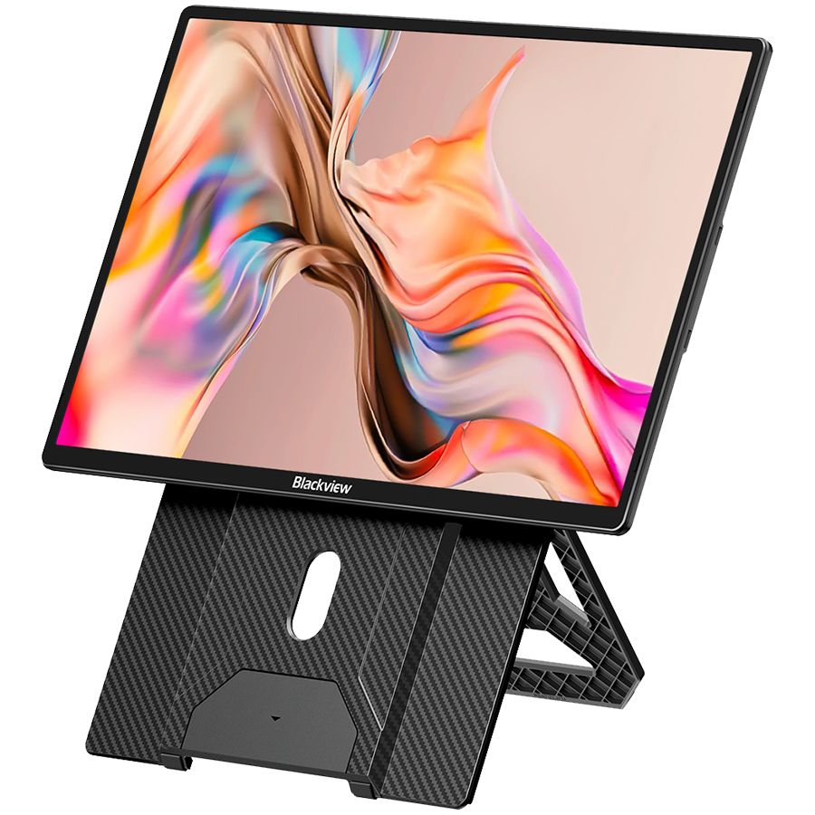 Monitor Blackview  Portable monitor Blackview Table 9 LCD Monitor 16inch IPS FHD 1920x1200 16:9 LCD 60Hz 178 USB-C 3.1x2 Full 1xminiHDMI 368x237x29.5mm Plug into Laptop, PC, Game Console, and More, Plug & Play Black