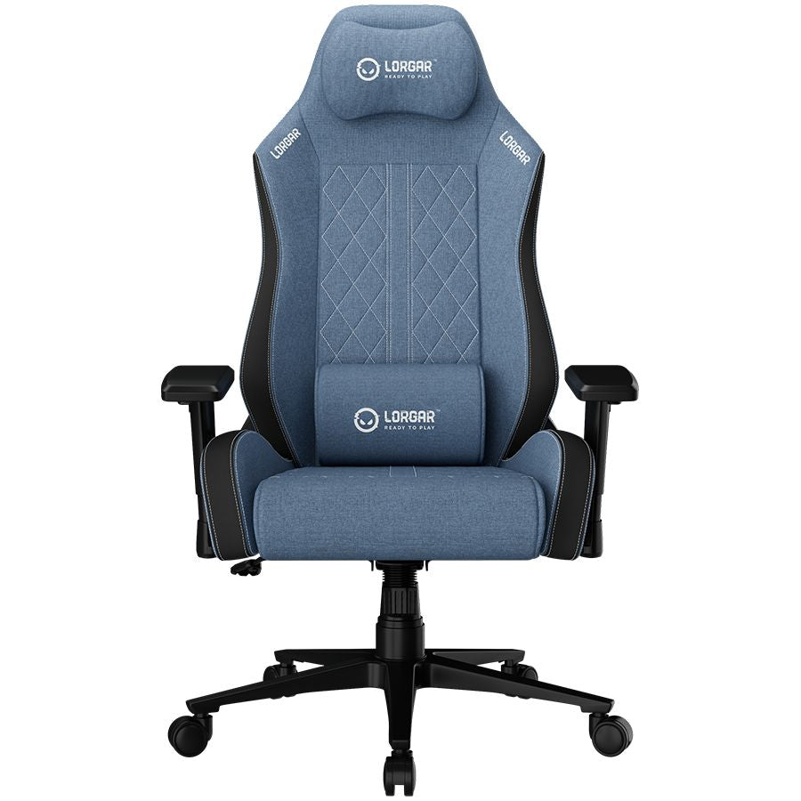 Computer chairs / desks LORGAR LORGAR CHA41, Ergonomic Gaming Chair Advanced, premium anti-stain fabric, Blue